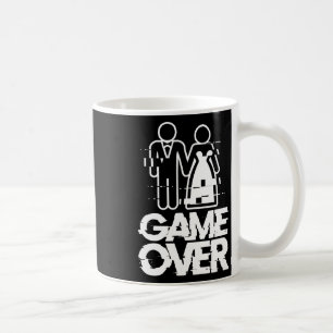 Mug Mariage drôle de mariée marié bug Game Over 