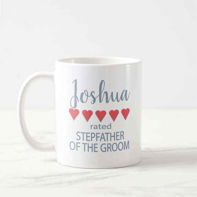 Mug Mariage et mariage fête 5 Coeur Stepfather of Groo (Gauche)