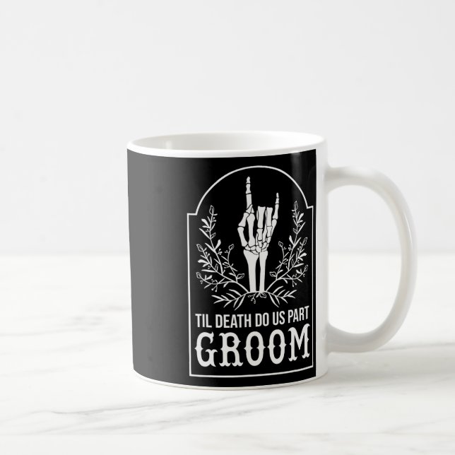 Mug Mariage jumelé de mariée de chambre Squelette Coup (Droite)