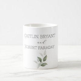 Mug Mariage moderne verdure