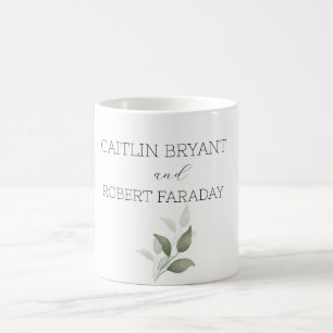 Mug Mariage moderne verdure
