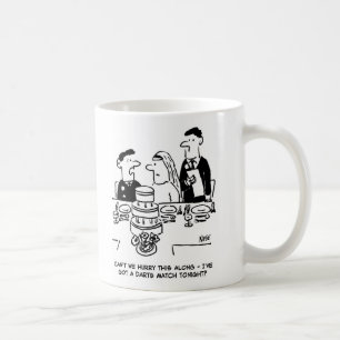 Mug Mariage Réception Le marié a une allumette de fléc