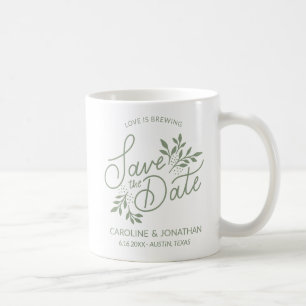 Mug Mariage Sauvegarder la date L'amour est de brasser