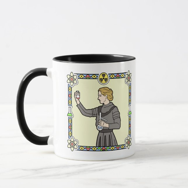 Mug Marie Curie Femmes dans STEM (Gauche)