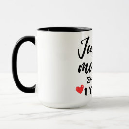 Mug Marié Il Y A 1 An, 1Er Anniversaire Mariage