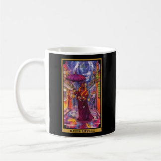 Mug Marie Laveau Justice Tarot Card Voodoo Witch Nouve