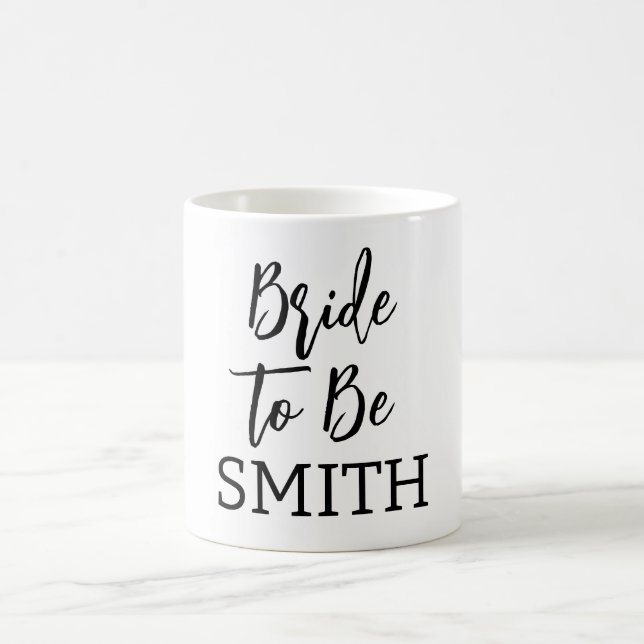 Mug Mariée à être - Cadeau de mariage personnalisé (Centre)