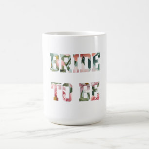 Mug Mariée à Venir Imprimé Floral