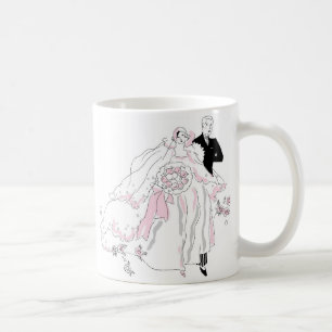 Mug Mariée et fille des années 1920