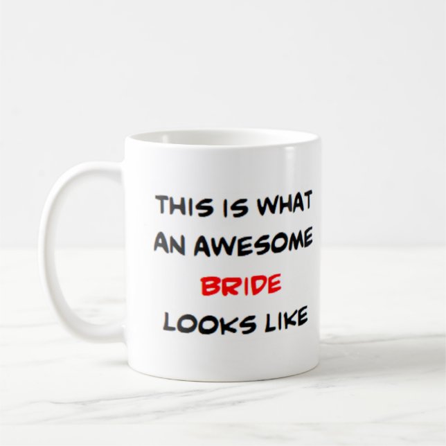 Mug mariée, génial (Gauche)