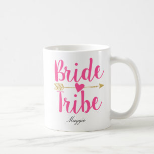 Mug Mariée Tribe Personnalisée Mariage rose