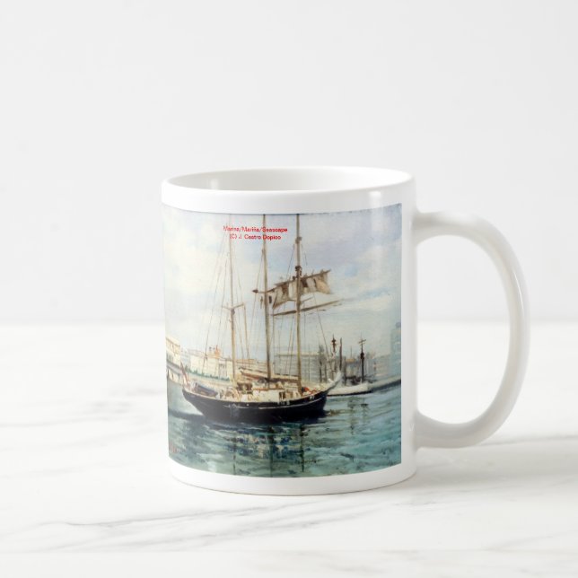 Mug Marina/Mariña/Seascape (Droite)