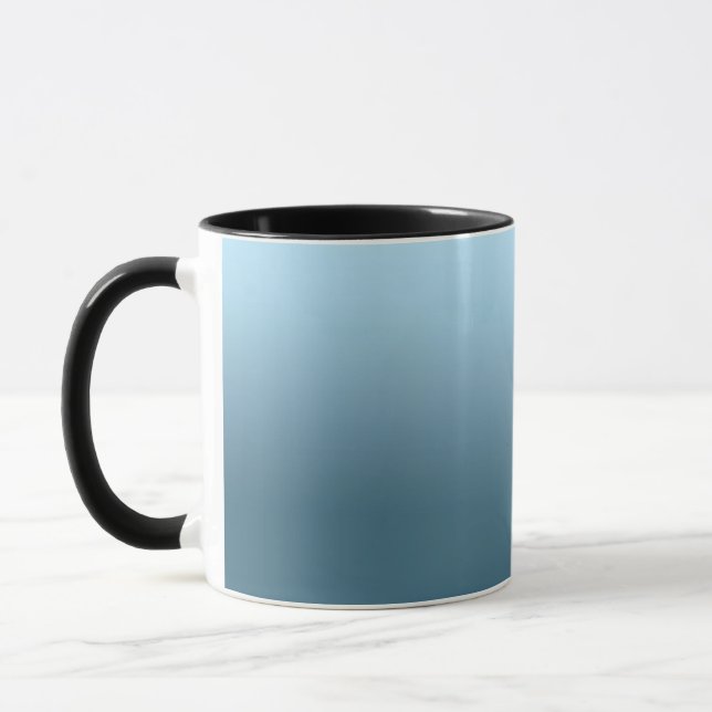 Mug marine Abstraite bleu marine pure tendance couleur (Gauche)