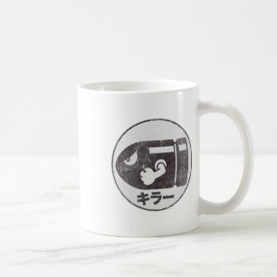 Mug Mario Bullet Bill Distressed Kanji Logo