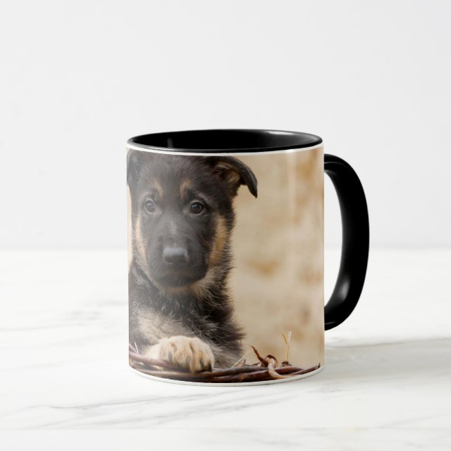 Mug Marionnette allemande en panier (Devant droit)