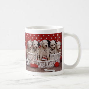 Mug Marionnettes dalmates dans la bouillie de café