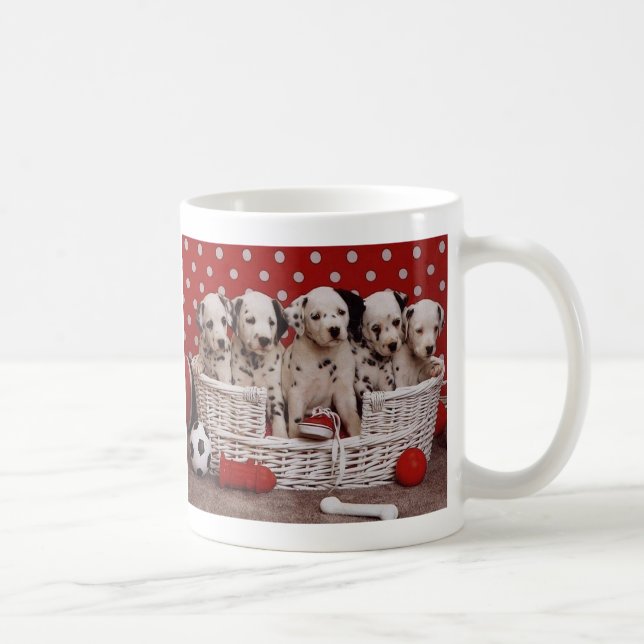 Mug Marionnettes dalmates dans la bouillie de café (Droite)