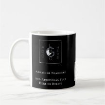 Marketing commercial d'entreprise Noir Moderne Ajo
