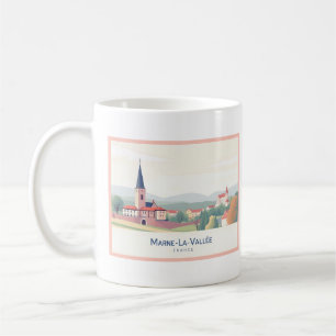 Mug Marne-La-Vallée France Pastel Voyage