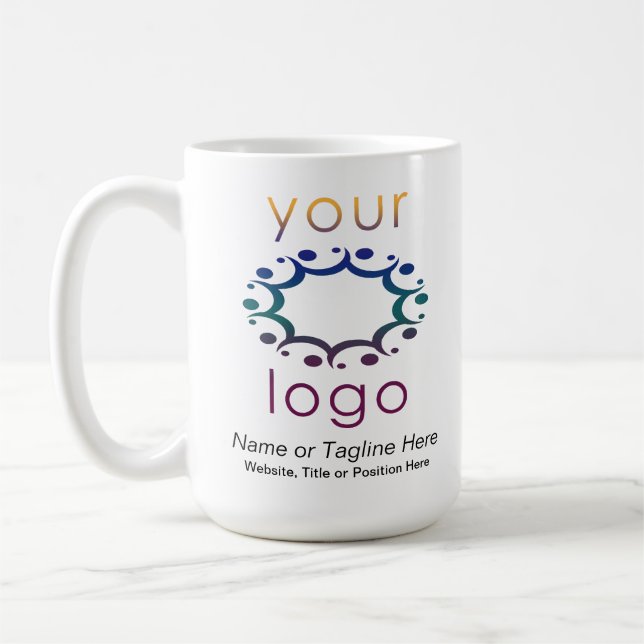 Mug Marque avec votre logo et vos détails Customisés (Gauche)