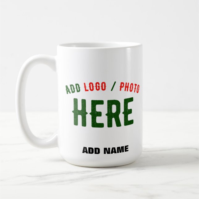 MUG MARQUE BLANCHE MODERNE ET PERSONNALISABLE VÉRIFIÉE (Gauche)