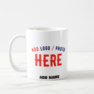 MUG MARQUE BLANCHE MODERNE ET PERSONNALISABLE VÉRIFIÉE