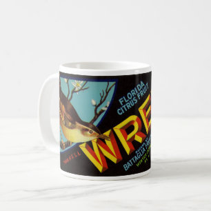 Mug Marque Wren Florida Citrus Étiquette de fruits