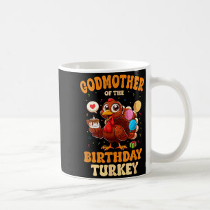 Mug Marraine de la dinde d'anniversaire Famille 1er an