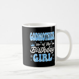 Mug Marraine de la fille d'anniversaire flocons de nei