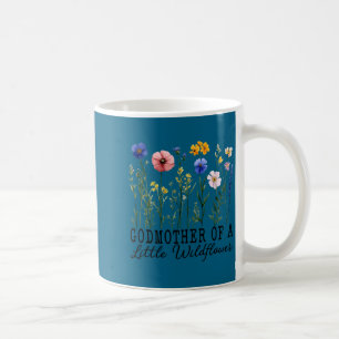 Mug Marraine du bébé petite fleur sauvage anniversaire