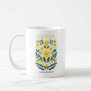 MUG MARS FLEURS DE NAISSANCE DAFFODIL