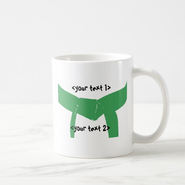 Mug Martial Arts Green Belt (Droite)