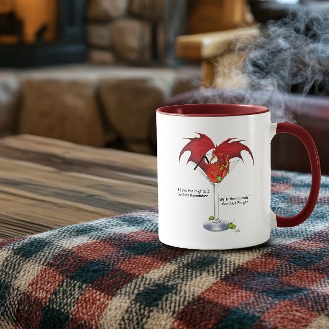 Mug Martini Imaginaire Red Dragon (Créateur téléchargé)
