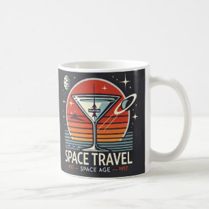 Mug Martini Space Travel 1957 Space Age Logo