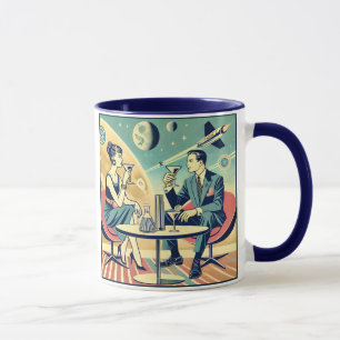 Mug Martini Space Travel Affiches de l'équipage de con