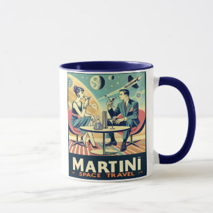 Mug Martini Space Travel Affiches de l'équipage de con