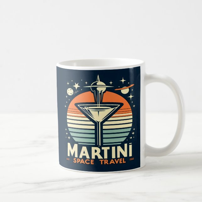 Mug Martini Space Travel Lift Off Logo (Droite)