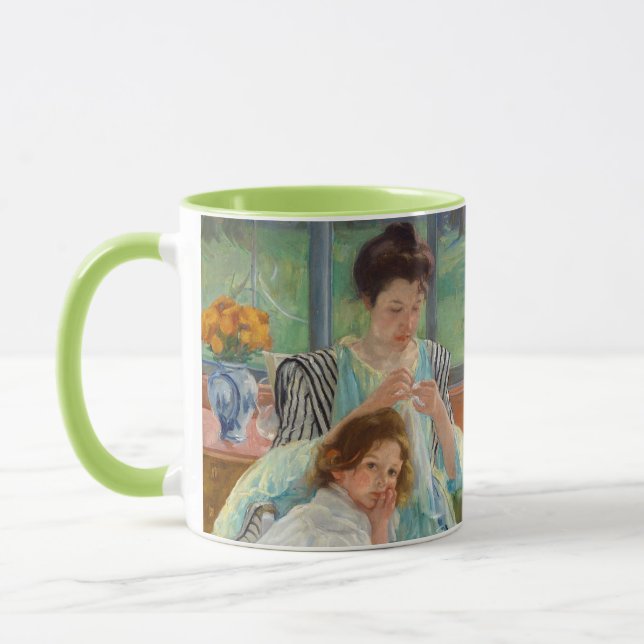 Mug Mary Cassatt - Jeune mère coudre (Gauche)