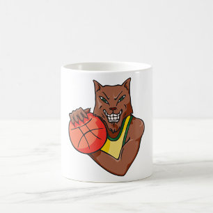 Mug Mascotte de basket-ball sauvage Fierce
