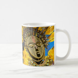 Mug masque à plumes