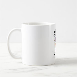 Mug Masque de sorcière vintage Illusion de visage Hall