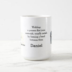 Mug Masque de soudure avec nom