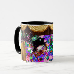 Mug MASQUES DE MASQUERADE DU MARDI GRAS Confettis Colo