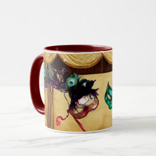 Mug MASQUES DE MASQUERADE DU MARDI GRAS Théâtre Scène