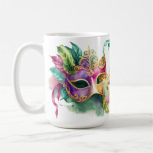 MUG MASQUES MARDI GRAS COLORÉS