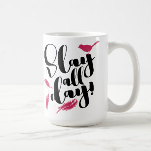 Mug Massacrez la citation de motivation conduite toute