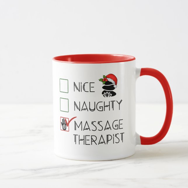 Mug Massage Cadeau de Noël (Droite)
