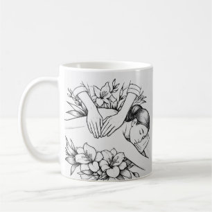 Mug Massage Thérapie Guérison Mains Énergie Spa Bien-ê