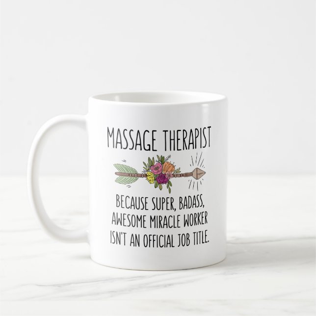 Mug Massage Therapist Gift Thank You Appreciation Gift (Gauche)