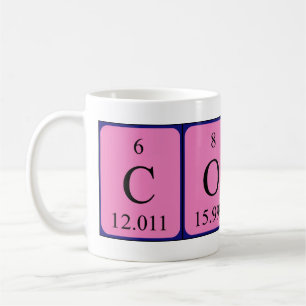 Mug Masse de nom de table périodique Corene